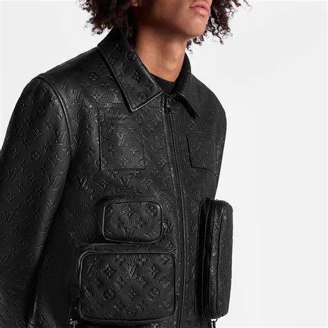 louis vuitton monogram jacketr|monogram embossed utility jacket.